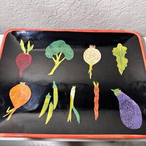 Crate&Barrel Ceramic Vegetable Tray-VGUC